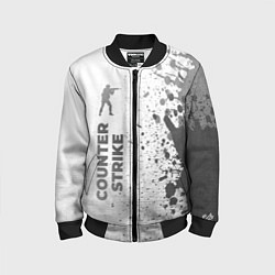 Детский бомбер Counter Strike - white gradient по-вертикали