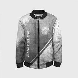 Бомбер детский Chrysler - grey gradient вертикально, цвет: 3D-черный