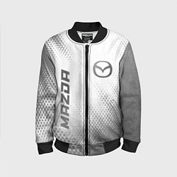 Бомбер детский Mazda - white gradient вертикально, цвет: 3D-черный