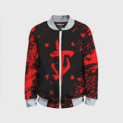 Детский бомбер Doom красные краски