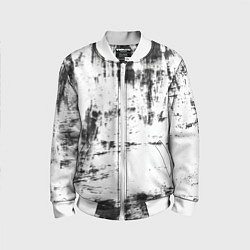 Бомбер детский Color black and white, цвет: 3D-белый