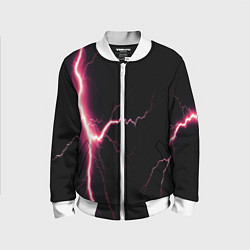 Детский бомбер Lightning pink