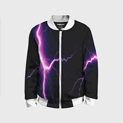 Детский бомбер Lightning purple