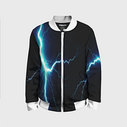 Детский бомбер Lightning light blue