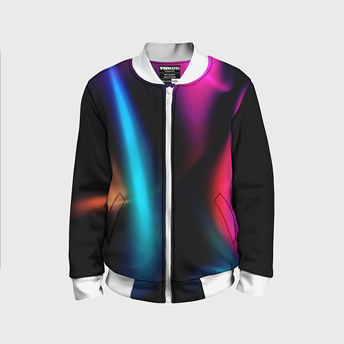 Детский бомбер Multicoloured / 3D-Белый – фото 1