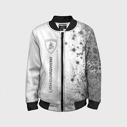 Детский бомбер Lamborghini - white gradient по-вертикали