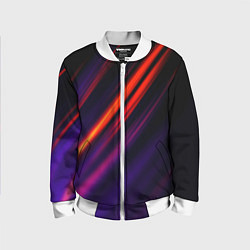 Бомбер детский Multicolored, цвет: 3D-белый