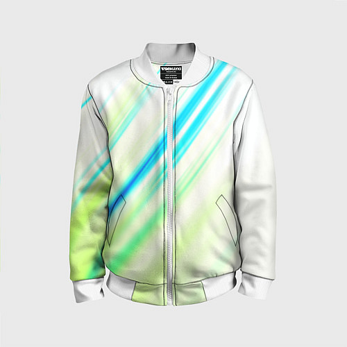 Детский бомбер Multicolored / 3D-Белый – фото 1