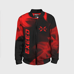 Детский бомбер Exeed - red gradient вертикально