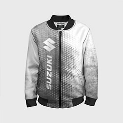 Детский бомбер Suzuki - grey gradient по-вертикали
