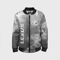 Бомбер детский Lexus - grey gradient вертикально, цвет: 3D-черный