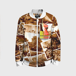 Детский бомбер Победа 80 лет коллаж