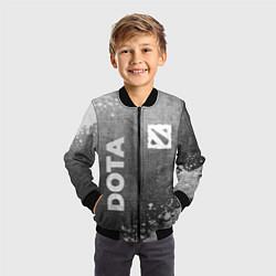 Бомбер детский Dota - grey gradient вертикально, цвет: 3D-черный — фото 2