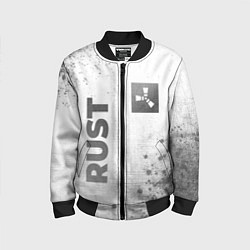 Бомбер детский Rust - white gradient вертикально, цвет: 3D-черный