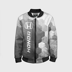 Бомбер детский Honda - grey gradient по-вертикали, цвет: 3D-черный