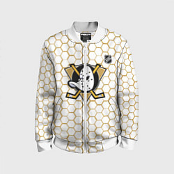 Детский бомбер Анахайм Дакс - белые соты