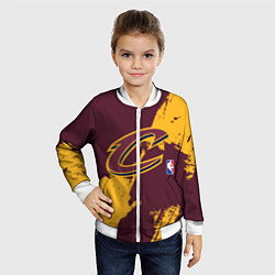 Бомбер детский Cleveland Cavaliers NBA team, цвет: 3D-белый — фото 2
