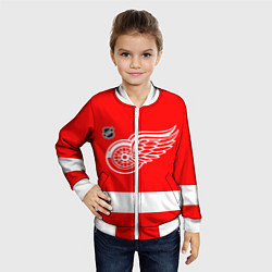 Бомбер детский Detroit Red Wings hockey, цвет: 3D-белый — фото 2