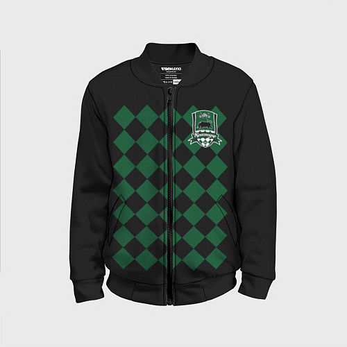 Детский бомбер Агкацев 1 - ФК Краснодар / 3D-Черный – фото 1