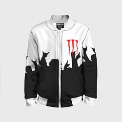 Детский бомбер Monster energy rock black