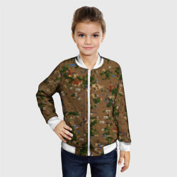 Бомбер детский Земли Некрополиса - Герои 3, цвет: 3D-белый — фото 2