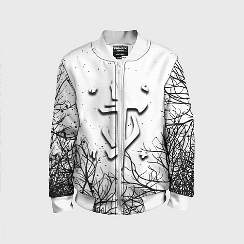 Детский бомбер Doom dark age / 3D-Белый – фото 1