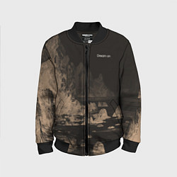 Детский бомбер Dream on тёмно-коричневый
