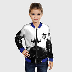 Бомбер детский Doom демон марса, цвет: 3D-синий — фото 2