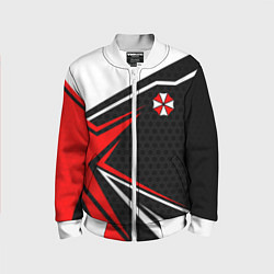 Бомбер детский Umbrella - red uniform, цвет: 3D-белый