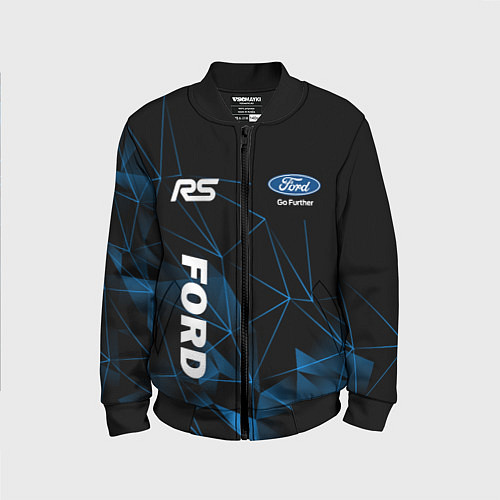 Детский бомбер Ford RS / 3D-Черный – фото 1