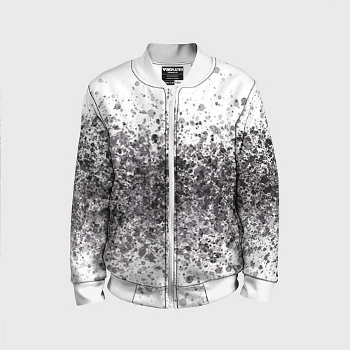 Детский бомбер Грязь / 3D-Белый – фото 1