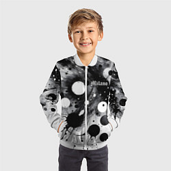 Бомбер детский Abstract fantasy pattern - Milano, цвет: 3D-белый — фото 2