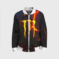 Бомбер детский Monster energy броня краски, цвет: 3D-белый