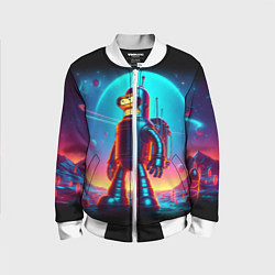 Детский бомбер Космонавт Бендер на неоновой планете