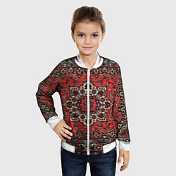 Бомбер детский Пыльный ковёр, цвет: 3D-белый — фото 2