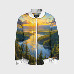 Детский бомбер Золотой путь реки