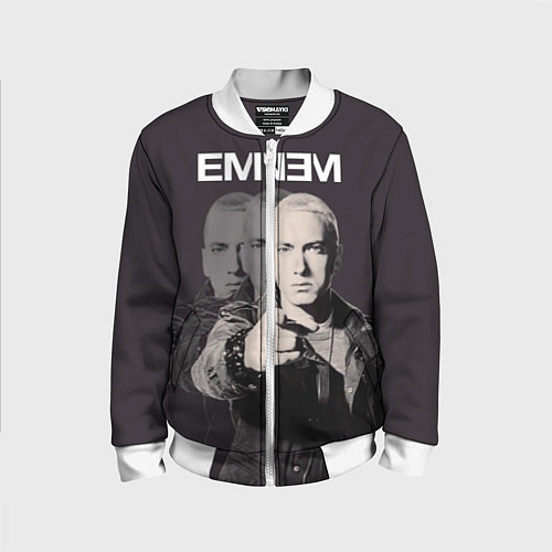 Детский бомбер Eminem: You / 3D-Белый – фото 1