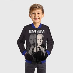 Бомбер детский Eminem: You, цвет: 3D-синий — фото 2