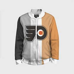 Бомбер детский Philadelphia Flyers, цвет: 3D-белый