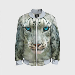 Детский бомбер Снежный барс