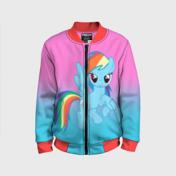 Бомбер детский My Little Pony, цвет: 3D-красный
