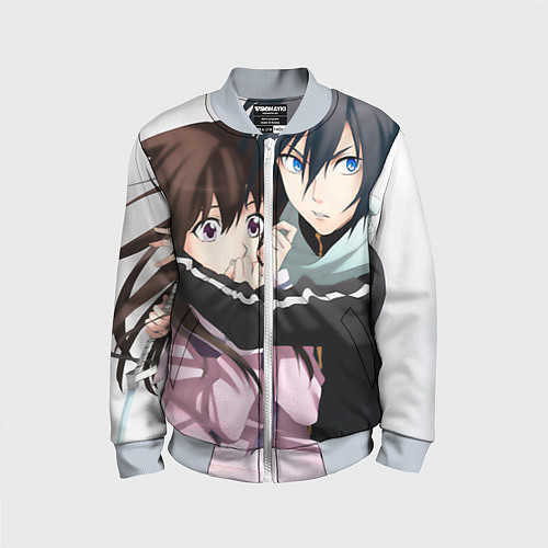 Детский бомбер Бездомный бог / 3D-Серый – фото 1