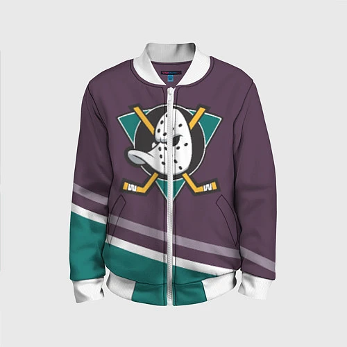 Детский бомбер Anaheim Ducks Selanne / 3D-Белый – фото 1