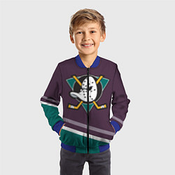 Бомбер детский Anaheim Ducks Selanne, цвет: 3D-синий — фото 2