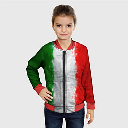 Бомбер детский Italian, цвет: 3D-красный — фото 2