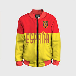 Бомбер детский Сборная Испании: Евро 2016, цвет: 3D-красный