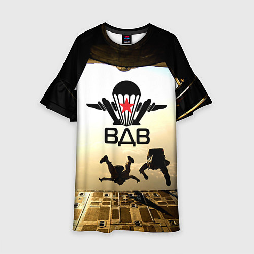 Детское платье ВДВ - десантирование / 3D-принт – фото 1