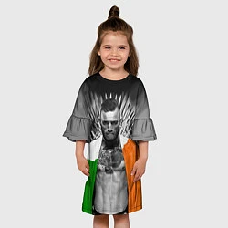 Платье клеш для девочки McGregor: Boxing of Thrones, цвет: 3D-принт — фото 2
