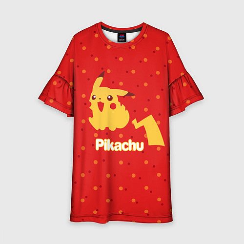 Детское платье Pikachu / 3D-принт – фото 1