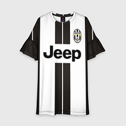 Платье клеш для девочки Juventus FC: Jeep, цвет: 3D-принт